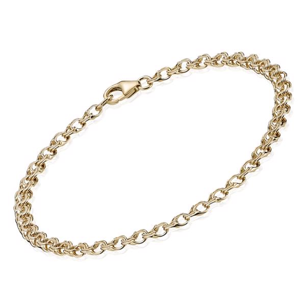 Bismark 8 karat armbånd 3,50 mm - 17 cm